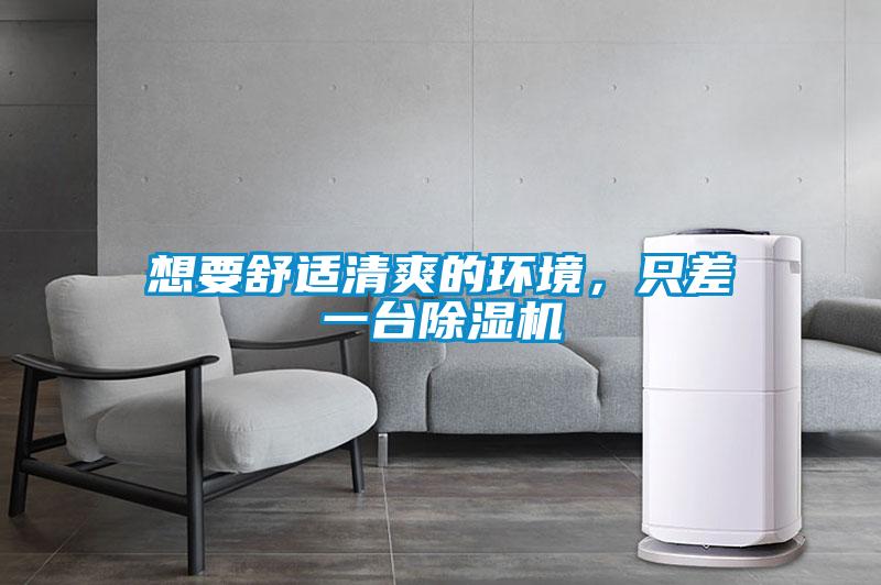 想要舒適清爽的環(huán)境，只差一臺除濕機