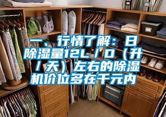 一、行情了解：日除濕量12L／D（升／天）左右的除濕機價位多在千元內(nèi)