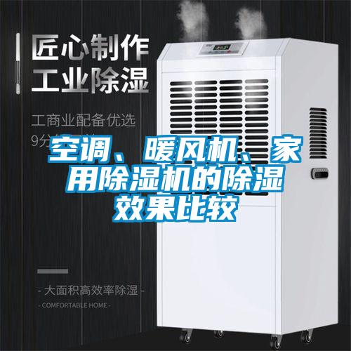 空調(diào)、暖風(fēng)機(jī)、家用除濕機(jī)的除濕效果比較