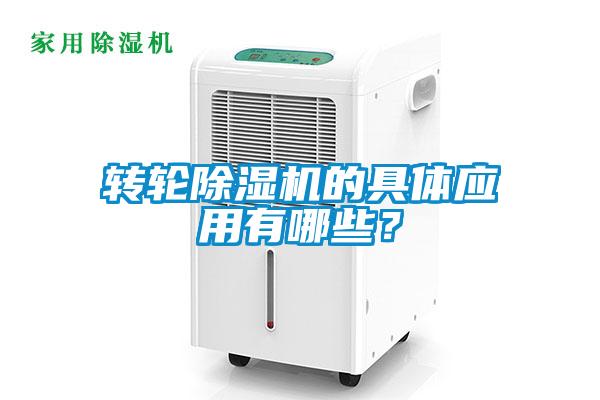 轉輪除濕機的具體應用有哪些？