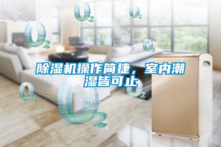 除濕機(jī)操作簡捷，室內(nèi)潮濕皆可止