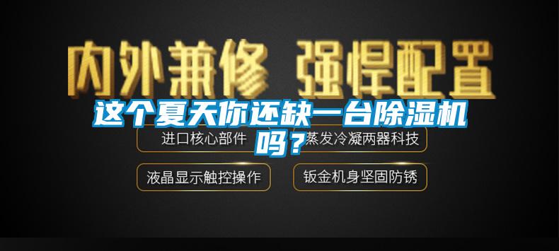這個(gè)夏天你還缺一臺(tái)除濕機(jī)嗎？