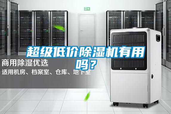 超級低價除濕機有用嗎？