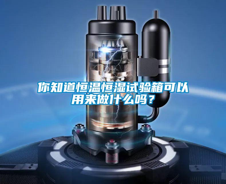 你知道恒溫恒濕試驗(yàn)箱可以用來做什么嗎？