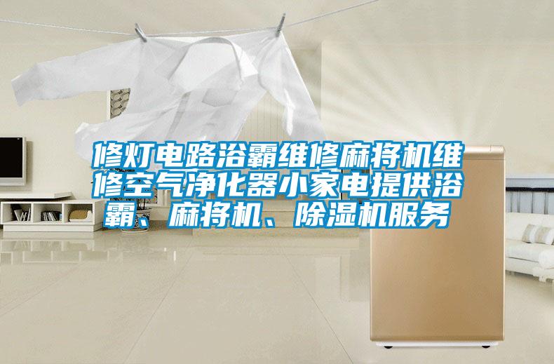 修燈電路浴霸維修麻將機(jī)維修空氣凈化器小家電提供浴霸、麻將機(jī)、除濕機(jī)服務(wù)