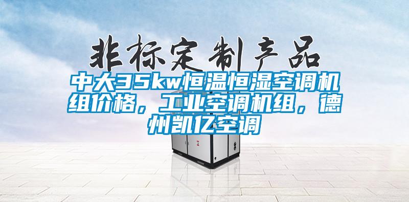 中大35kw恒溫恒濕空調(diào)機組價格，工業(yè)空調(diào)機組，德州凱億空調(diào)