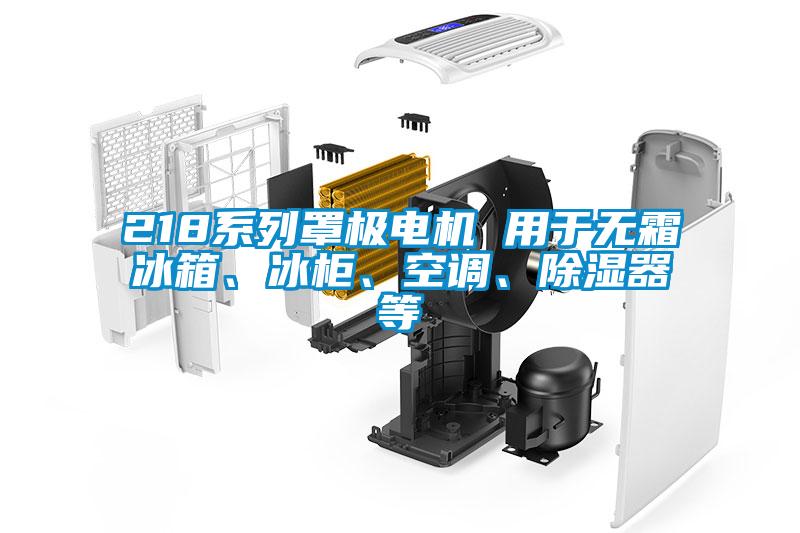 218系列罩極電機(jī) 用于無(wú)霜冰箱、冰柜、空調(diào)、除濕器等