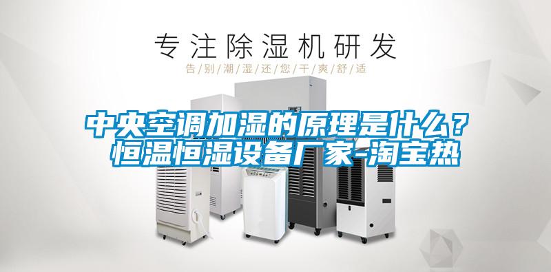 中央空調(diào)加濕的原理是什么？ 恒溫恒濕設備廠家-淘寶熱