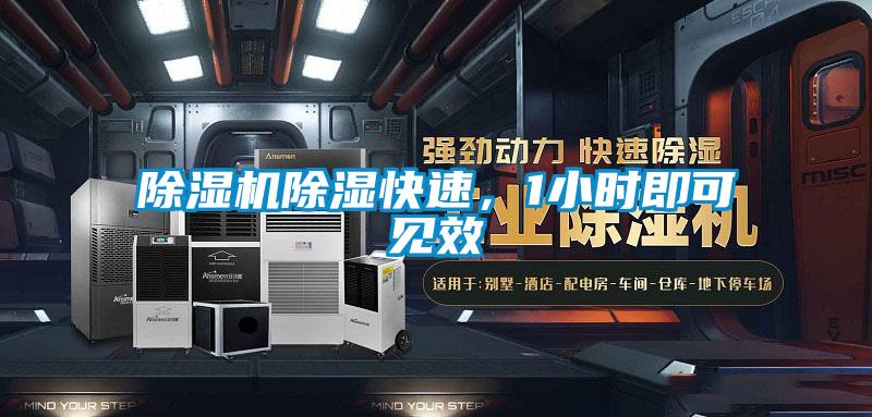 除濕機除濕快速，1小時即可見效