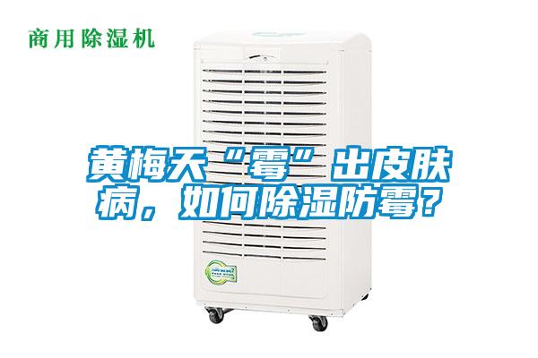 黃梅天“霉”出皮膚病，如何除濕防霉？