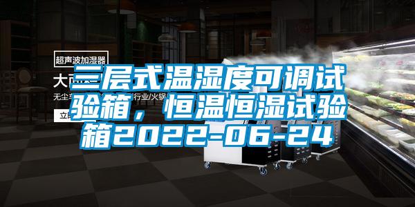 三層式溫濕度可調(diào)試驗(yàn)箱，恒溫恒濕試驗(yàn)箱2022-06-24