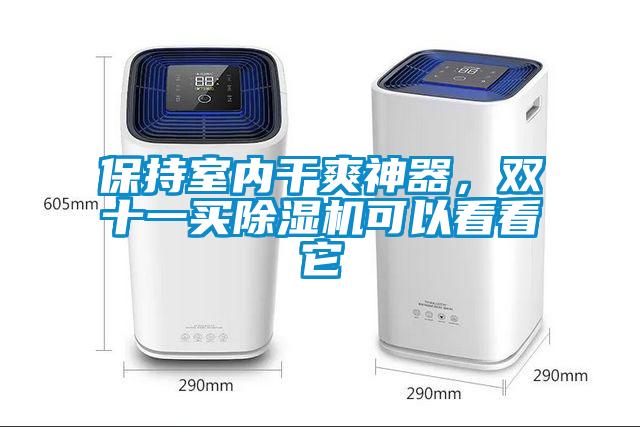 保持室內(nèi)干爽神器，雙十一買除濕機(jī)可以看看它