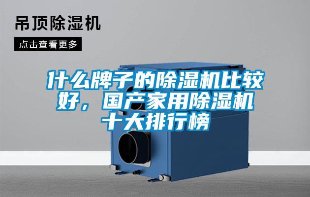 什么牌子的除濕機(jī)比較好，國(guó)產(chǎn)家用除濕機(jī)十大排行榜
