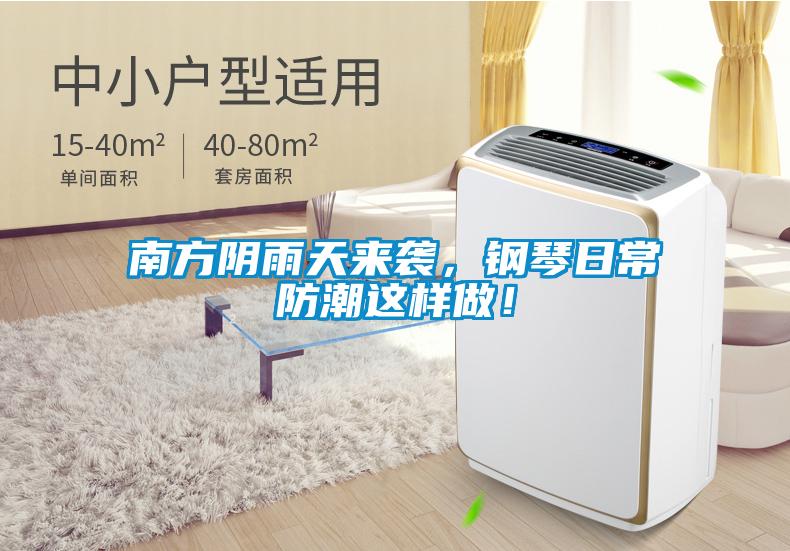 南方陰雨天來襲，鋼琴日常防潮這樣做！