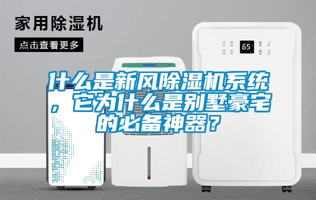 什么是新風(fēng)除濕機(jī)系統(tǒng)，它為什么是別墅豪宅的必備神器？