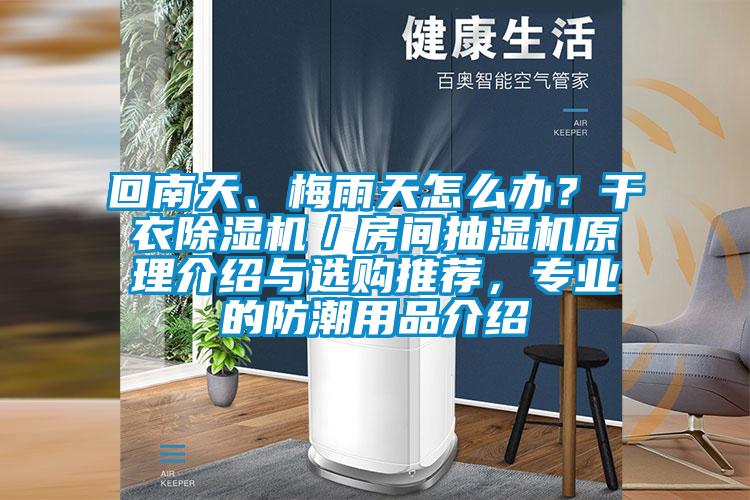 回南天、梅雨天怎么辦？干衣除濕機／房間抽濕機原理介紹與選購?fù)扑]，專業(yè)的防潮用品介紹