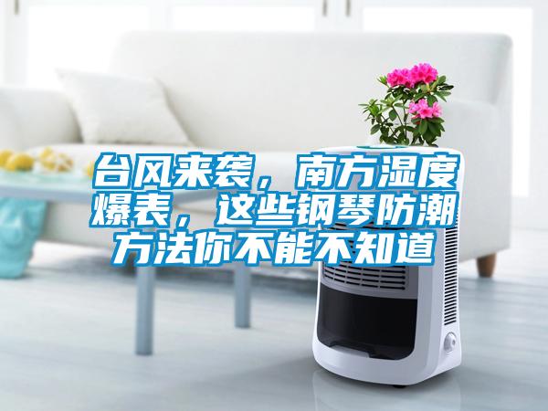 臺風(fēng)來襲，南方濕度爆表，這些鋼琴防潮方法你不能不知道