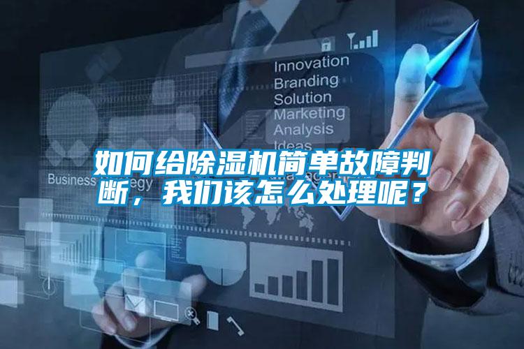 如何給除濕機(jī)簡(jiǎn)單故障判斷，我們?cè)撛趺刺幚砟兀?></div>
								<div   id=