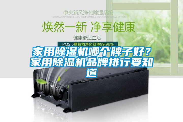 家用除濕機(jī)哪個(gè)牌子好？家用除濕機(jī)品牌排行要知道