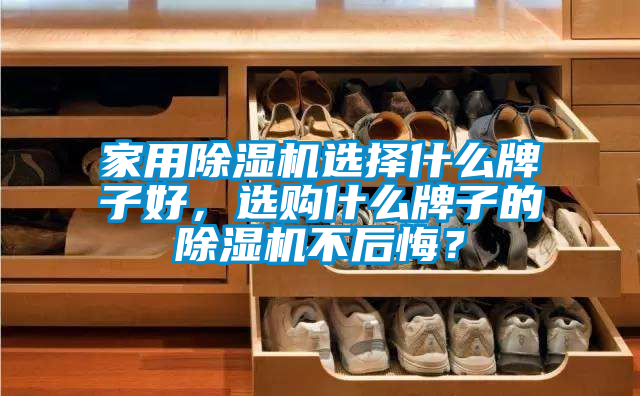 家用除濕機選擇什么牌子好，選購什么牌子的除濕機不后悔？