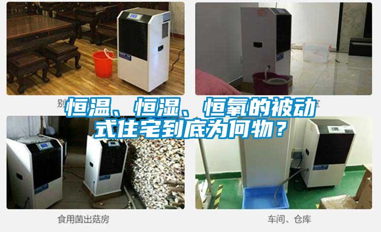 恒溫、恒濕、恒氧的被動(dòng)式住宅到底為何物？