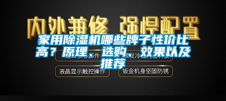 家用除濕機(jī)哪些牌子性價(jià)比高？原理、選購(gòu)、效果以及推薦