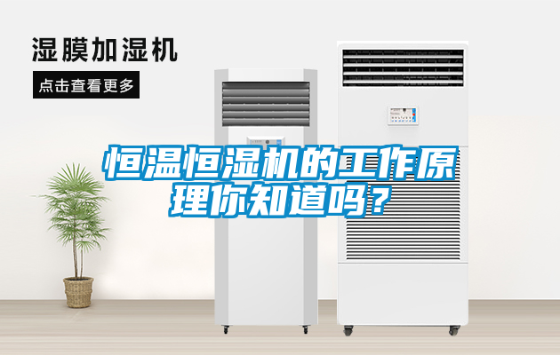 恒溫恒濕機(jī)的工作原理你知道嗎？