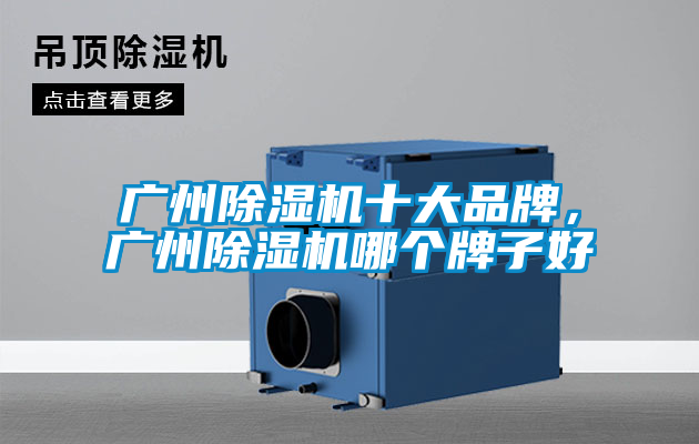 廣州除濕機十大品牌，廣州除濕機哪個牌子好