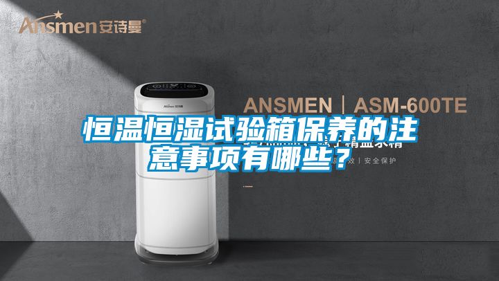 恒溫恒濕試驗(yàn)箱保養(yǎng)的注意事項(xiàng)有哪些？