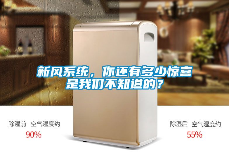 新風系統(tǒng)，你還有多少驚喜是我們不知道的？