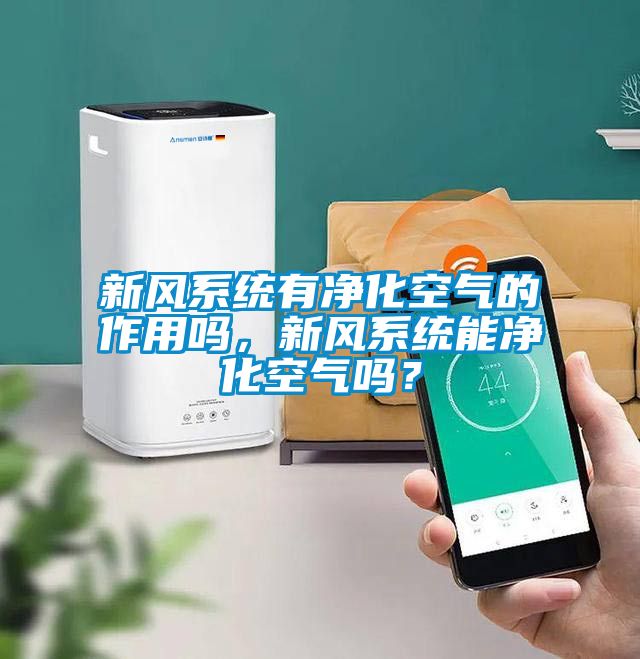 新風(fēng)系統(tǒng)有凈化空氣的作用嗎，新風(fēng)系統(tǒng)能凈化空氣嗎？