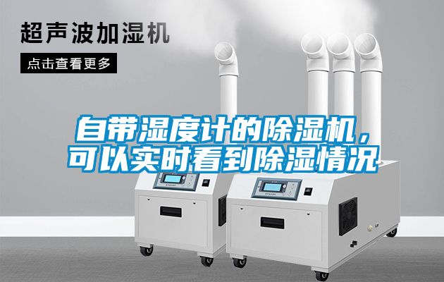 自帶濕度計(jì)的除濕機(jī)，可以實(shí)時(shí)看到除濕情況