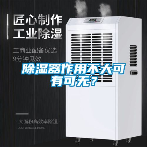 除濕器作用不大可有可無？