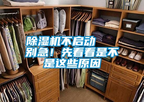 除濕機(jī)不啟動   別急！先看看是不是這些原因