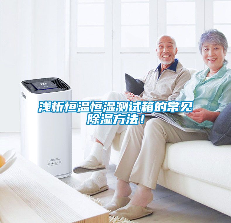 淺析恒溫恒濕測試箱的常見除濕方法！