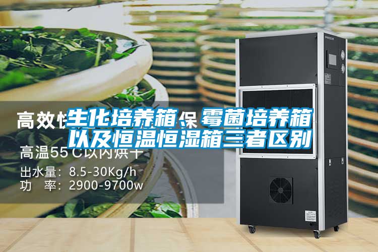 生化培養(yǎng)箱、霉菌培養(yǎng)箱以及恒溫恒濕箱三者區(qū)別