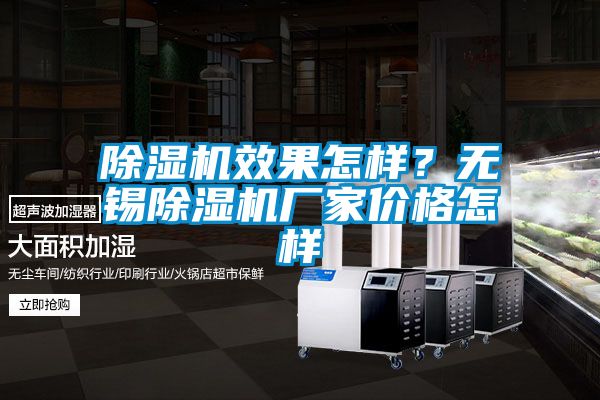 除濕機(jī)效果怎樣？無錫除濕機(jī)廠家價格怎樣